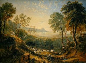 Ansicht von Harlech Castle von David Cox