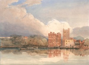 Ansicht des Lambeth Palace an der Themse