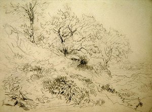 Walisische Landschaft von David Cox