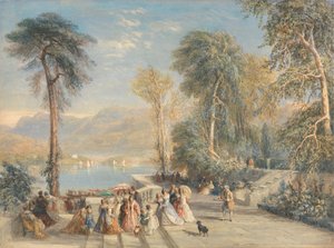 Windermere während der Regatta von David Cox