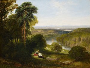 Der Wyndcliffe, Fluss Wye, 1842 von David Cox the elder