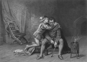 Prinz Arthur und Hubert König Johann, ca. 1870 von David Desvachez