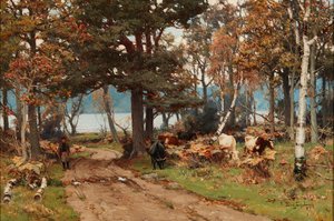 Der Fuß von Ben Lomond von David Farquharson