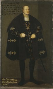 Herzog Erich I. von Braunschweig-Lüneburg (1470-1540) (Porträt) von David Frumerie