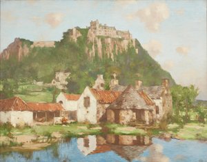 Unter den Festungsmauern von Stirling Castle von David Gauld
