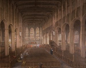 Innenraum der St. Michaels Kirche, Coventry, 1862