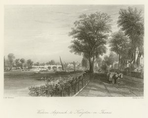 Westlicher Zugang zu Kingston-upon-Thames von David Hall McKewan