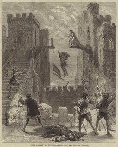 Amy Robsart im Drury-Lane-Theater, das Schicksal von Varney von David Henry Friston