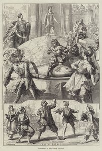 Pantomimen in den Londoner Theatern