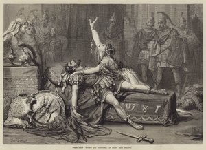 Szene aus Antonius und Cleopatra, im Drury Lane Theatre von David Henry Friston