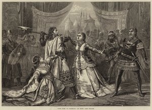 Szene aus Il Talismano, im Drury Lane Theatre