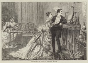 Szene aus Lady Flora, am Court Theatre von David Henry Friston