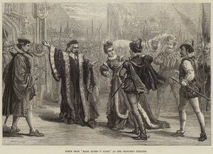 Szene aus Maria Stuart, Königin von Schottland, im Princess