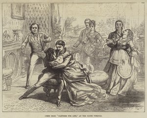 Szene aus Partners for Life, im Globe Theatre von David Henry Friston