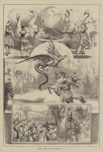 Szenen aus den Pantomimen von David Henry Friston