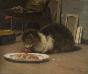 Die Katze im Atelier