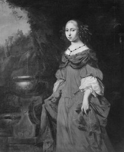Anna Dorotea, 1640-1713, Prinzessin von Holstein-Gottorp, Äbtissin in Quedlinburg von David Klöcker Ehrenstrahl