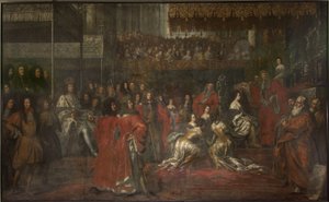Krönung von Königin Ulrika Eleonora d.Ä. (1656-1693) von David Klöcker Ehrenstrahl