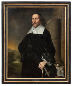 Georg Stiernhielm (1598–1672), Nationalantiquar, Nationalarchivar und Dichter, 1663 von David Klöcker Ehrenstrahl