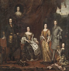 Karl XI König von Schweden mit Familie von David Klöcker Ehrenstrahl