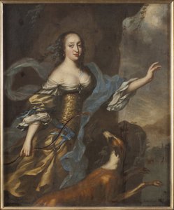 Porträt von Prinzessin Anna Dorothea von Holstein-Gottorp