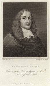 Alexander Brome - englischer Dichter von David Loggan