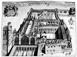 New College von David Loggan