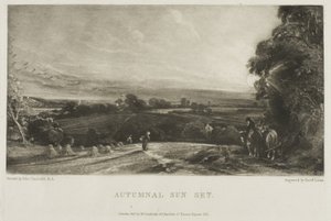 Herbstlicher Sonnenuntergang von David Lucas