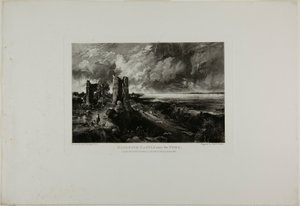 Hadleigh Castle in der Nähe des Nore von David Lucas