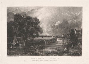 Fluss Stour, Suffolk von David Lucas