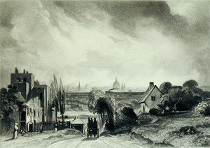 Sir Richard Steeles Cottage, Hampstead Road von David Lucas