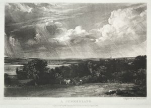 Verschiedene Landschaftsmotive, charakteristisch für die englische Landschaft...Ein Sommerland, 1831