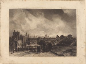 Sir Richard Steeles Hütten von David Lucas after John Constable