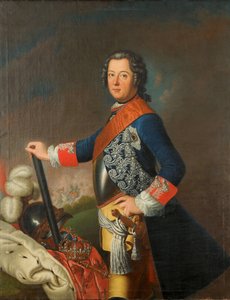 Porträt von Friedrich II., bekannt als Friedrich der Große, König von Preußen von David Matthieu