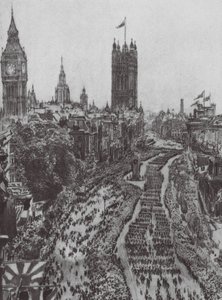 London: Das Kenotaph von David Muirhead (after) Bone