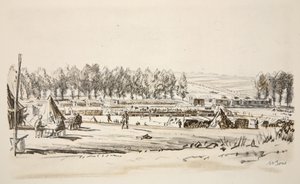 Ein Eisenbahnknotenpunkt, Illustration aus 