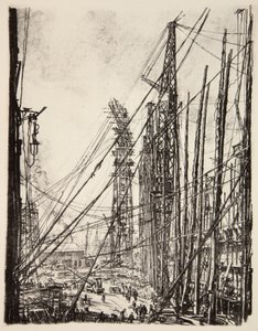 Eine Werft, Illustration aus 