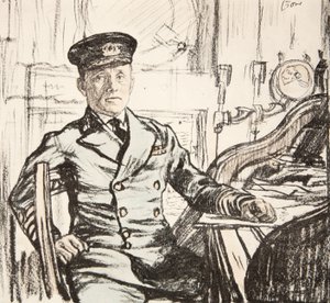 Kapitän Cyril Fuller RI Navy, Illustration aus 
