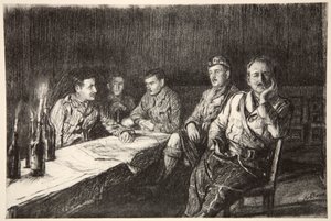 Offiziersmesse der Gordon Highlander, Illustration aus 