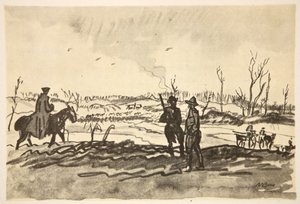 An der Somme: in der Nähe von Mametz, Illustration aus 