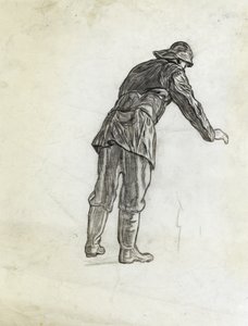 Studie für Winterminenlegen vor Island von David Muirhead Bone