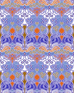 Beauclair Blau Orange