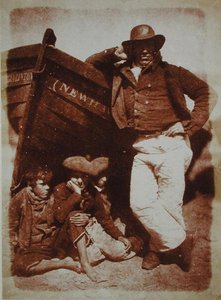Ein Fischer aus Newhaven und Jungen, ca. 1843-47