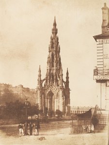 Edinburgh. Das Scott-Denkmal, 1843-47 von Hill and Adamson