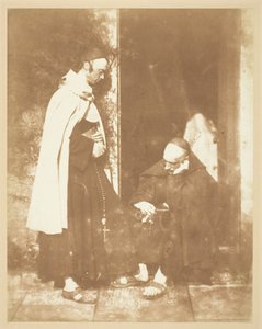 Zwei Mönche, 1843-46 von Hill and Adamson