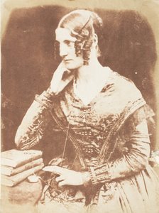 Unidentifizierte Frau, 1843-47 von Hill and Adamson