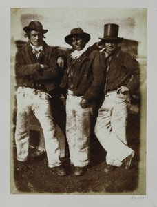 Fischer an Land, ca. 1843-47