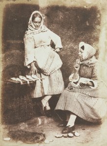 Newhaven Fischweiber, Jeanie Wilson und Annie Linton, 1845 von David Octavius Hill