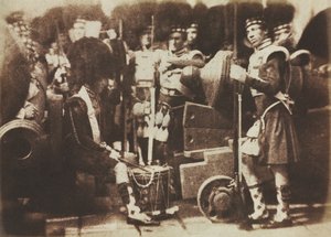 Schottische Garde am Edinburgh Castle, 1846