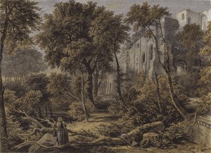 Abtei Dunfermline von David Octavius Hill and Robert Adamson